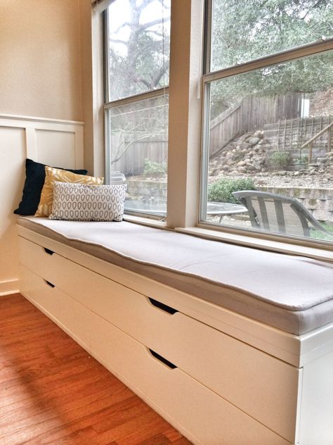 Ikea Stolmen, Storage Bench With Baskets, Diy Window Seat, Window Bench Seat, Window Seat Storage, Window Bench, Diy Storage Bench, Storage Bench Seating, Window Benches