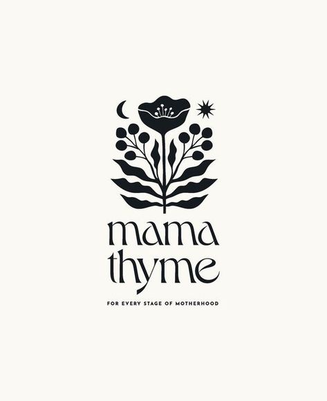 Mama Thyme Logo Wellness Packaging, Tree Of Life Logo, Holistic Branding, Graphic Designer Studio, Wellness Branding, Brand Inspiration Board, Logo Branding Design, Eco Logo, Lets Talk