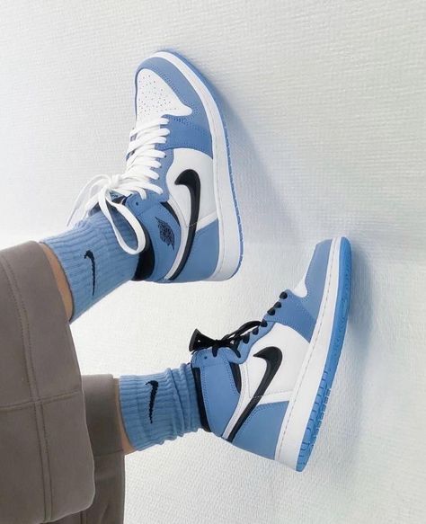 Which UNC Air Jordan 1 Would You Choose? 😮‍💨🩵 Link in bio to buy these shoes 👟 Follow @theirdrip for more sneakers 🔥 #kicksonfire #kickfeed #kixify #certifiedshot #shoutmysneakz #jordan1club Travis Jumpman Jack TR #soleysneakers #sneakgallery #ic3ysole #houseofheat #nicekicks #complexsneakers #jordan1s #dailysole #kickstag #ordanhead #highsnobiety #jordanfanatic #jordanfeatures #jordan4 #solefocus #swooshlife #jumpman23 #aj1 #streetstyle #jordansdaily #jordan1courtpurple #sneakercollection... Blue Air Jordan 1, Jordan 1 Blue, Air Jordan 1 Outfit, Casual Shoes Sneakers, Blue Jordans, Nike Shoes Jordans, Shoes Sneakers Nike, Jordans Women, Nike Air Jordan 1