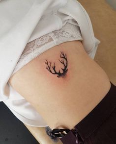 Oh deary me #tattoos #tattoo #pointillism #dotwork #deertattoo Deer Tattoo Ideas, Tattoo Pointillism, Deer Antler Tattoos, Deer Antler Tattoo, Antler Tattoos, Elk Tattoo, Antler Tattoo, Deer Skull Tattoos, Deer Tattoo Designs