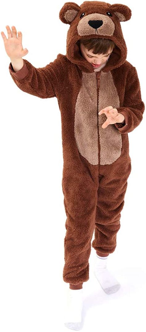 Brown Bear Costume, Teddy Bear Onesie, Pyjamas Onesie, Pajamas For Boys, Pyjamas Party, Adult Onesie Pajamas, Kids Teddy Bear, Animal Onesie, Animal Pajamas