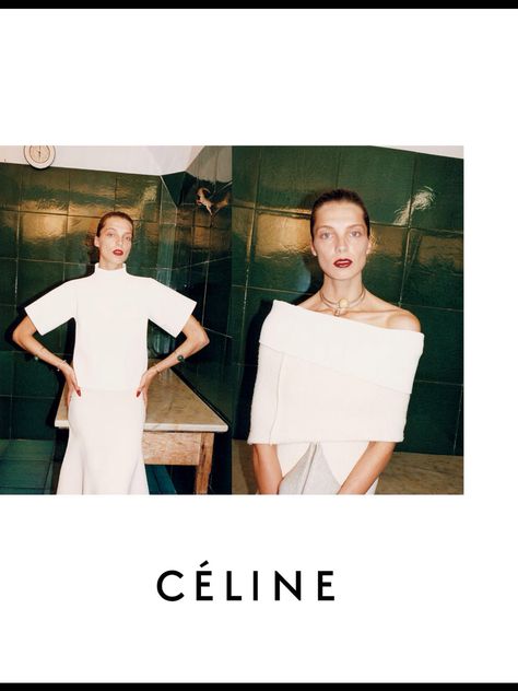 Celine. Celine Campaign, Old Celine, Daria Werbowy, Envy Clothing, Ad Campaigns, Fashion Photography Inspiration, Model Aesthetic, Tumblr Outfits, Fashion Advertising