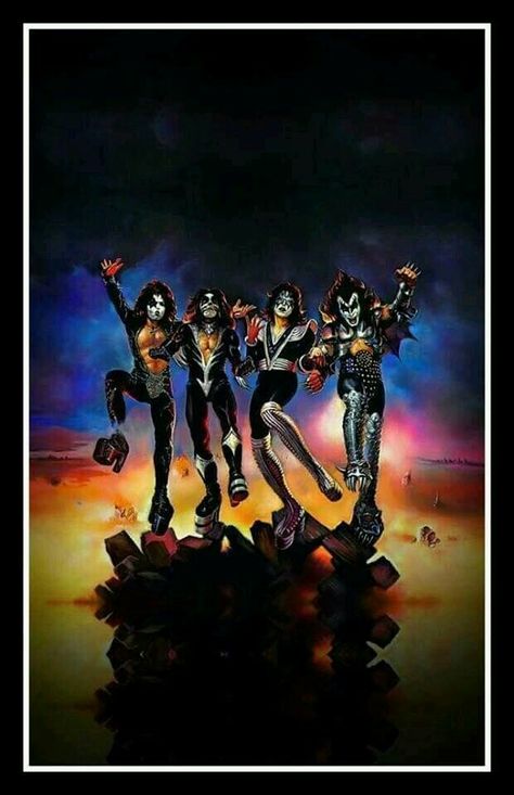 Banda Kiss, Greatest Album Covers, Band Kiss, Rock Album Covers, Classic Album Covers, Rock Band Posters, Peter Criss, Upbeat Songs, The Final Countdown