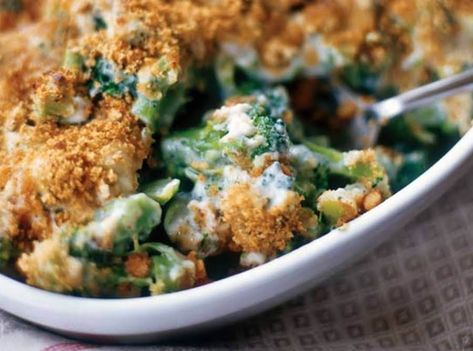 Broccoli Gorgonzola #cheese #Dish #holiday #sauce #justapinchrecipes Cheese Gratin, Blue Cheese Recipes, Broccoli Recipes Casserole, Blue Cheese Sauce, Thanksgiving Recipes Side Dishes, Broccoli Casserole, Broccoli Recipes, Thanksgiving Side Dishes, Veggie Sides