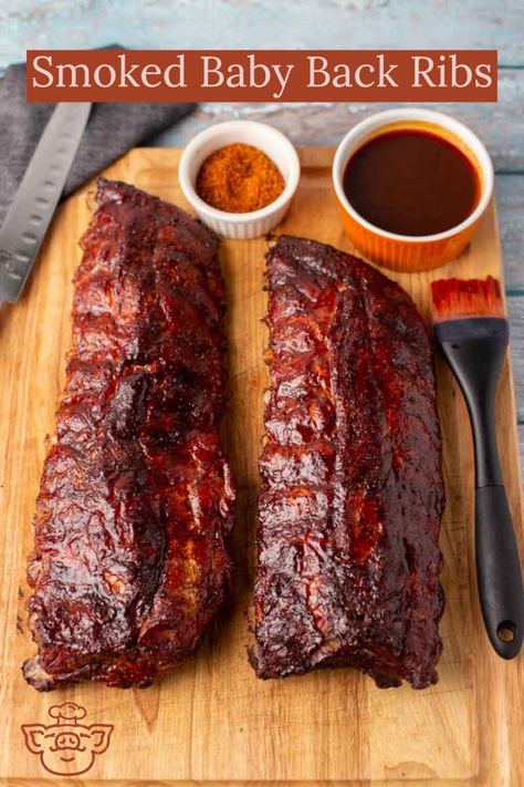 Big Green Egg Baby Back Ribs - The BBQ Buddha Big Green Egg Ribs, Green Egg Ribs, Best Baby Back Ribs, Green Egg Bbq, Big Green Egg Grill, Green Egg Grill, Bbq Baby Back Ribs, Big Green Egg Recipes, Smoked Pork Ribs