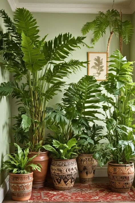 15 DIY Jungle Theme Decorations [Easy To Copy] Jungle Hallway Decorations, Diy Jungle Theme Decorations, Jungle Interior Design, Jungle Kitchen, Colorful Living Room Bright, Decoration Jungle, Diy Entry Table, Jungle Theme Decorations, Bamboo Wall Art