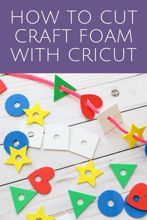 Learn how to cut craft foam with a Cricut machine! What is the best blade? What projects can you make? And so much more! #craftfoam #cricut #cricutmade #cricutcreated #crafts #diy Preschool Foam Crafts, Preschool Cricut Ideas, Cricut Crafts For Kids, Cricut Projects For Kids, Cricut Preschool, Cricut Classroom, Foam Diy, Paper Bat, Foam Sheet Crafts