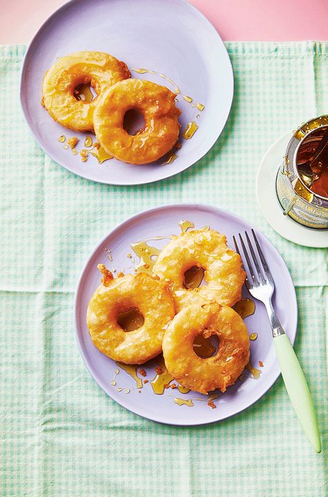 RECIPE: Pineapple Fritters Pineapple Fritters, Lactose Free Milk, Fritter Recipes, Pineapple Upside, Pineapple Upside Down, Golden Syrup, Foodie Recipes, Lactose Free, Chinese Restaurant