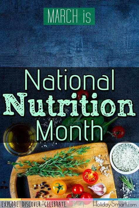 March is National Nutrition Month National Nutrition Month, Monthly Celebration, Fitness Pal, My Fitness Pal, Nutrition Month, Healthy Life, Diet, Nutrition, The Creator