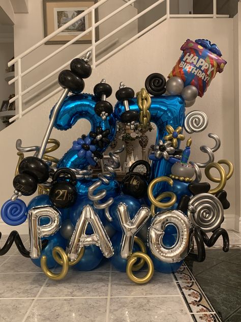 Gym Bouquet, Money Balloons, Money Balloon, Boyfriend Gift Basket, Hanuman Photos, Gym Girl, Balloon Centerpieces, Bday Party, Gift Basket