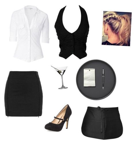 Bartender Outfit, Waitress Outfit, Outfit Bar, Sixth Form Outfits, Outfit Polyvore, Movie Inspired Outfits, Stylish Work Attire, Dress For Success, Work Outfits Women