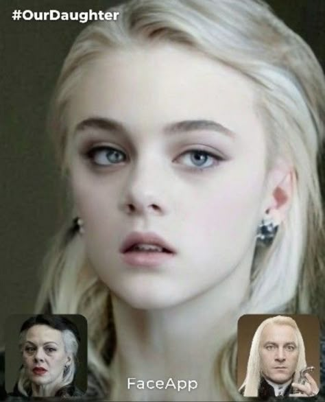 Female Draco Malfoy, Female Harry Potter, Fem Harry Potter, Malfoy Family, Couples Cosplay, Harry Potter Severus Snape, Harry Draco, Harry Potter Severus, Face App