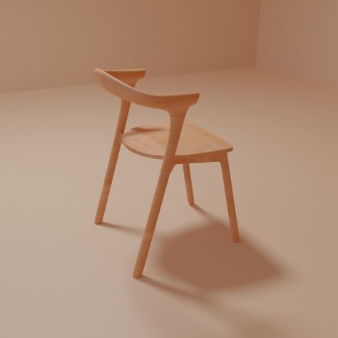 Chair in a room Blender Objects, Cafe Chairs, 3d Modelling, Blender 3d, Kids Chairs, Concept Store, Models, Texture, Quick Saves