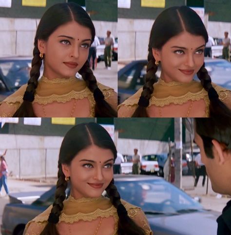 Aishwarya Rai in Aa Ab Laut Chalen Aishwarya Rai Aa Ab Laut Chalen, Aa Ab Laut Chalen, Female References, Foreign Film, Aishwarya Rai Bachchan, Vintage Bollywood, First Daughter, Aishwarya Rai, Saree Look