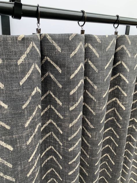 "This listing is for high end curtain panels from PKL Studio, this medium/heavyweight linen blend fabric is perfect for curtains. Colors include beige and black. * Includes TWO curtain panels, unless you choose the valance option * Choose the length you want -- see drop down menu * Two widths available -- 25\" or 50\" * 25\" curtains fit 35\" wide windows or less * 50\" curtains fit 35\" wide windows or more * Includes 4\" pocket rod top * Fabric printed in the U.S. * Machine wash cold, gentle c Boho Western Living Room, Curtains Holder, Western Curtains, Cabin Curtains, Tropical Curtains, Mid Century Curtains, Western Living Room, Home Decor Mid Century, Cloth Curtains