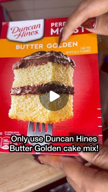 Buttercream Cake Recipe, Homemade Icing, Duncan Hines Cake, Box Cake Recipes, Boxed Cake Mixes Recipes, Cake Mix Desserts, Duncan Hines, Box Cake Mix, Bundt Cakes