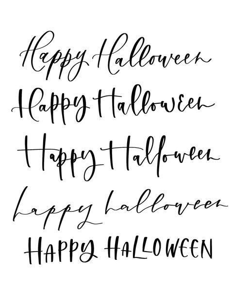 5 ways to write Happy Halloween🎃 . . . . . . . #happyhalloween #ipadlettering #moderncalligraphy #halloween #procreatelettering #digitallettering Happy Halloween Hand Lettering, Happy Halloween Calligraphy, Happy Halloween Lettering, Happy Halloween Font, Halloween Calligraphy, Creepy Font, Icing Transfers, Team Ideas, Halloween Writing