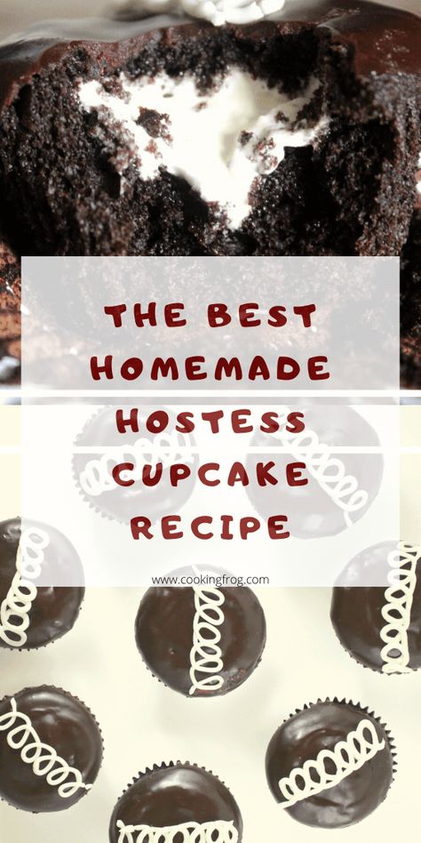 Mug Cake Mix Recipes, Recipes Mug Cake, Hostess Cupcake Recipe, Fudge Ganache, Yummy Cake Recipes, Hostess Cakes, Recipes Cupcakes, Winter Cupcakes, Hostess Cupcakes