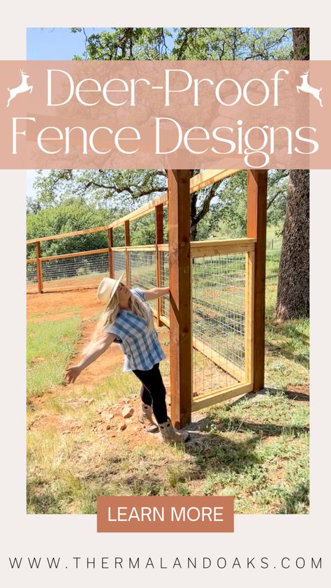 Animal Proof Garden, Deer Resistant Garden Plans, Rustic Garden Fence, Thermaland Oaks, Fence Planning, Deer Garden, Deer Resistant Garden, Fenced Vegetable Garden, Deer Proof