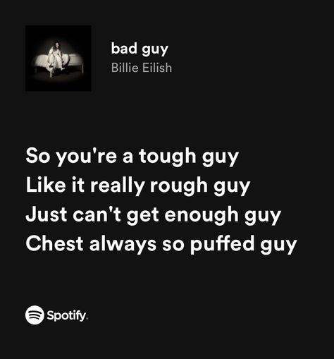 Bad Guy Lyrics, Bad Guy Billie Eilish, Lyrics Billie Eilish, Billie Eilish Bad Guy, Billie Aesthetic, Billie Eilish Lyrics, Punk Boy, Decal Codes, Bloxburg Decal Codes