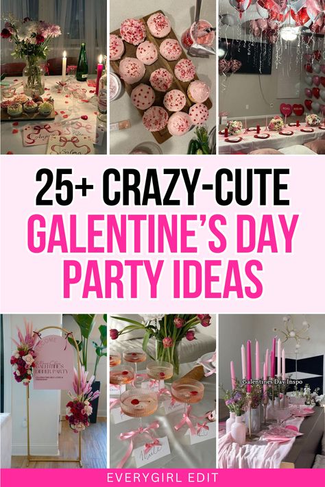 galentines day ideas, galentines day party ideas, galentines day party ideas 2025, galentines day ideas 2025. Ladies Night Party Themes, Theme Dinners Ideas, Photoshoot Ideas Halloween, Valentine's Day Baskets, Galentines Ideas, Dreamy Nail, Valentines Day Party Ideas, Girls Night Games, Galentines Valentines