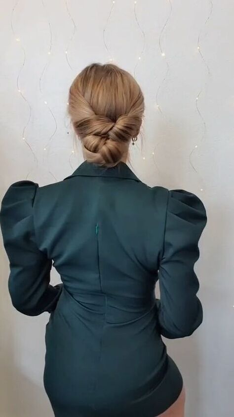 I’m so excited to show you guys this super easy and elegant updo. This is a great look for parties and special events. Poppy Hairstyles, Gorgeous Braids, Half Ponytail, Wedding Couple Poses Photography, Easy Hairstyle, Hairstyle Tutorial, Hairstyle Look, Braided Bun, Elegant Updo