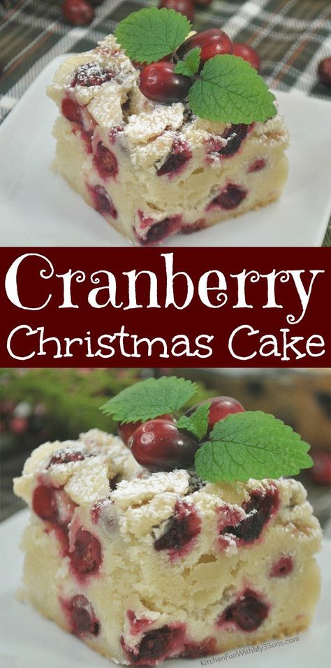 Cranberry Christmas Cake on a plate Cookie Tin Cake, Cranberry Orange Bread With Simple Glaze, Happy Homeschool Nest Recipes, 12 Tomatoes Recipes Cakes, Simple Christmas Cakes, Holiday Cakes Christmas, Cranberry Cake Recipe, Cranberry Christmas Cake, Holiday Party Desserts