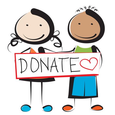 Donate. Illustration of children holding donate sign , #spon, #children, #Illustration, #Donate, #sign, #donate #ad Donate Illustration, Clip Art Free, Free Clipart Images, Donate Now, Creative Icon, Girly Art, Free Clip Art, Free Illustrations, Student Art