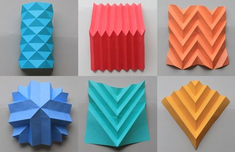 Paper Folding Designs, Paper Folding Techniques, Paper Folding Art, Origami Paper Folding, Paper Structure, Origami Lamp, Paper Architecture, Origami And Kirigami, Folding Paper