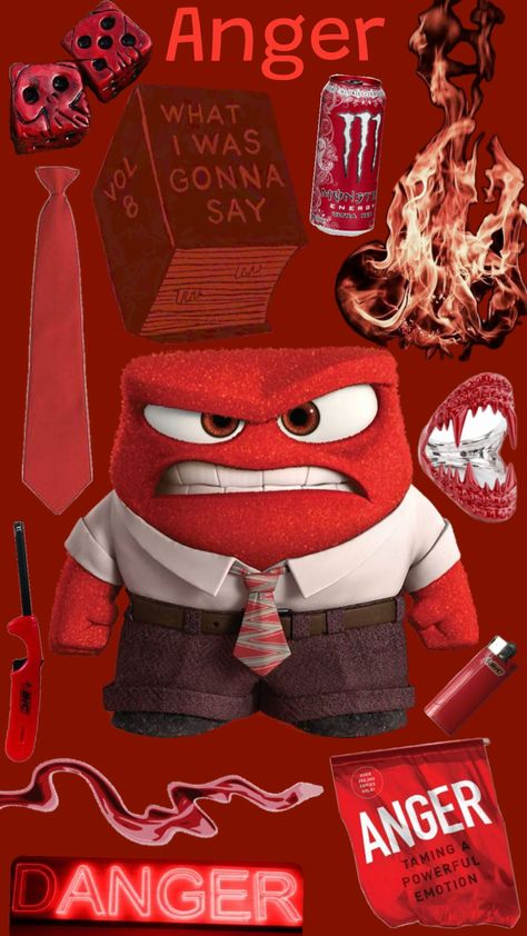 Angry Wallpapers, Disney Inside Out, I Wallpaper, Funny Videos For Kids, Create Collage, Creative Play, Anger, Inside Out, Funny Gif