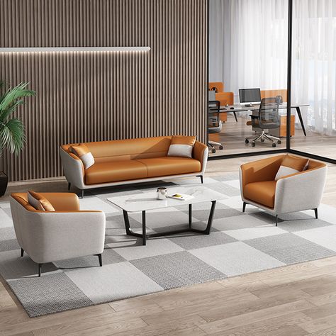 Cheap Reception Sofa Sets Office Room Leisure Furniture Executive Popular Design Leather Sofa https://m.alibaba.com/product/1600282631857/Cheap-Reception-Sofa-Sets-Office-Room.html?__sceneInfo={"cacheTime":"1800000","type":"appDetailShare"} Office Sofa Design, Sofa Design Living Rooms Luxury, Sofa Set Design, Reception Sofa, Modern Sofa Living Room, Luxury Furniture Living Room, Furniture Sofa Set, Living Room Sofa Design, Sofa Set Designs