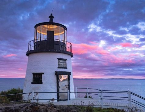 Some beautiful skies at sunset last night over Owls Head Lighthouse, located in scenic Owls Head State Park, Knox County, Maine USA ~.~ Owls Head Lighthouse, Knox County, Beautiful Skies, Maine Usa, Beautiful Lighthouse, Find Picture, Beautiful Sky, State Park, Owls