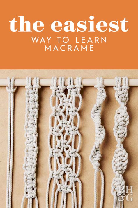 Learn Macrame, Hantverk Diy, Macrame Plant Hanger Tutorial, Free Macrame Patterns, Macrame Plant Hanger Patterns, Macrame Knots Tutorial, Macrame Knots Pattern, Diy Macrame Plant Hanger, Woven Decor