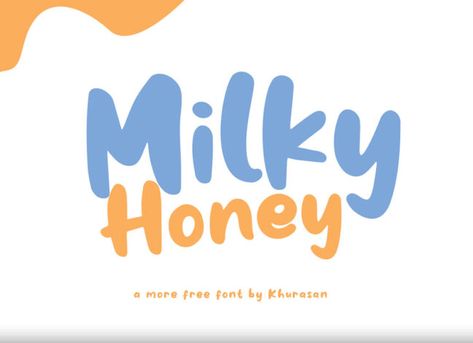 Milky Honey Fancy Font Honey Font, Font Branding, Casual Fonts, Classic Fonts, Fancy Fonts, Brand Fonts, Cricut Fonts, Elegant Font, Brush Font