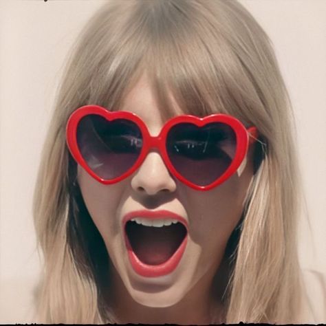 22 Taylor, Taylor Swift 22, Taylor Swif, Making Cakes, Heart Shaped Glasses, Taylor Swift Party, Taylor Swift Birthday, Heart Glasses, Red Glasses