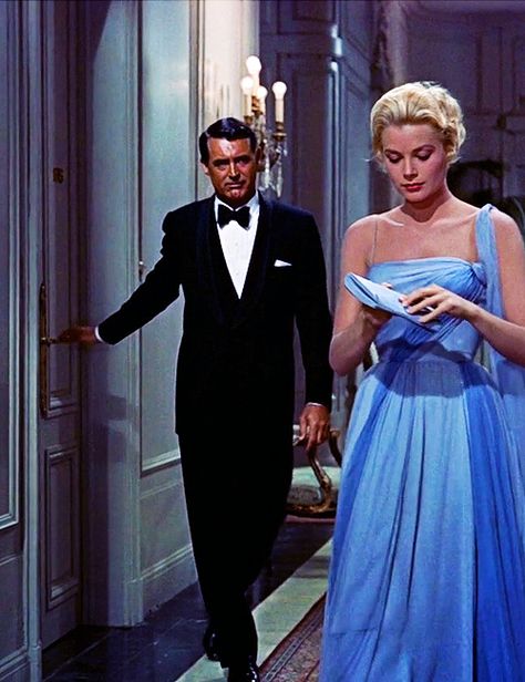 Cary Grant and Grace Kelly in "To Catch a Thief" (Hitchcock) Grace Kelly Style, Hitchcock Film, Jean Dujardin, To Catch A Thief, Isabelle Adjani, Princess Grace Kelly, Isabelle Huppert, I Love Cinema, Classic Movie Stars