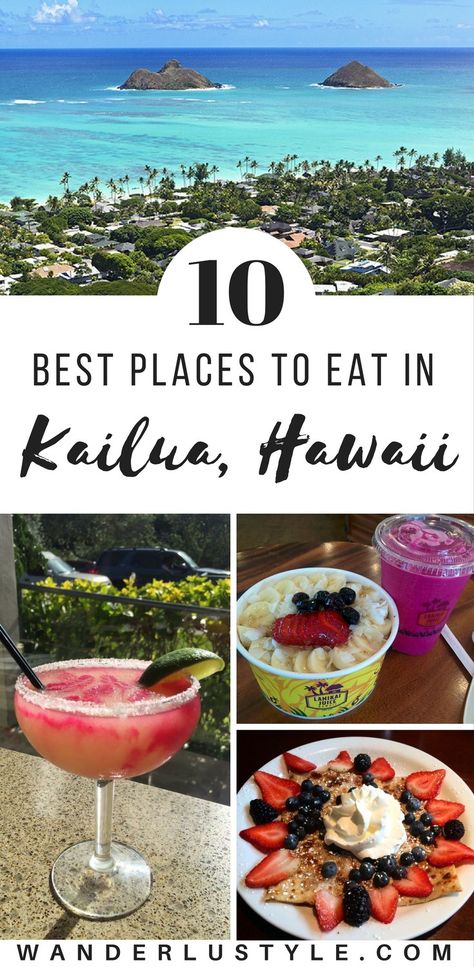 Best Places to Eat in Kailua, Hawaii - Hawaii Food Places, Chinatown Food, Honolulu Food Places #HawaiiFood #BestofHawaii #HawaiiTips #HawaiiTravelTips | Wanderlustyle.com Honolulu Food, Chinatown Food, Kailua Oahu, Kailua Kona Hawaii, Kailua Hawaii, Hawaii Activities, Hawaii Itinerary, Kailua Beach, Oahu Travel