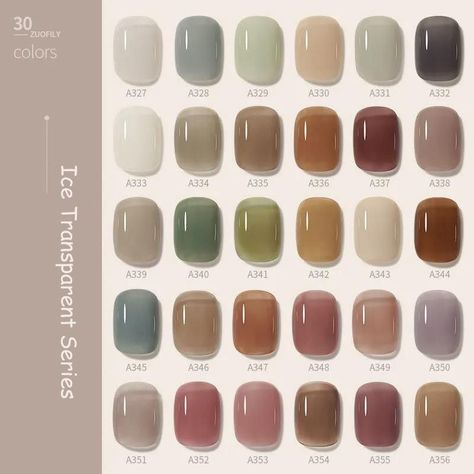 Neutral Jelly Nails, Transparent Gel Nails, Nail Care Aesthetic, Hybrid Gel Nails, Nail Polish Jelly, Jelly Polish, Gel Nail Polish Colors, New Nail Polish, Pretty Gel Nails