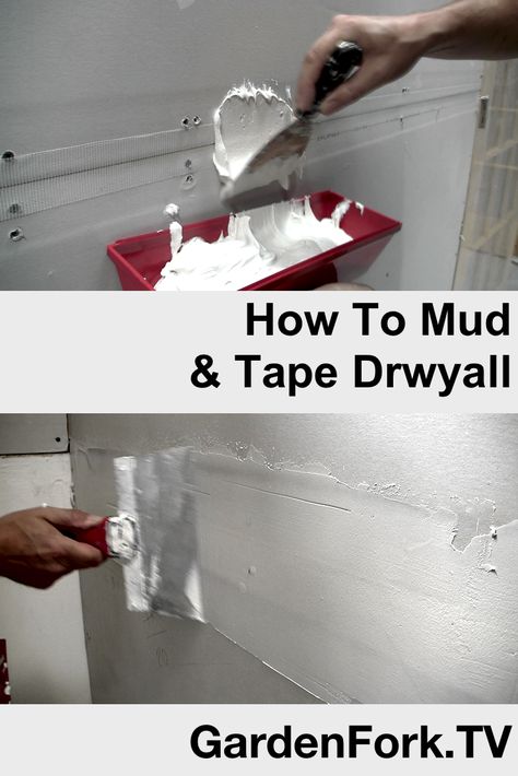 Easy Home Improvement Projects, Drywall Installation, Easy Home Improvement, Drywall Repair, Diy Home Repair, Building Ideas, Home Repairs, Basement Remodeling, Diy Home Improvement