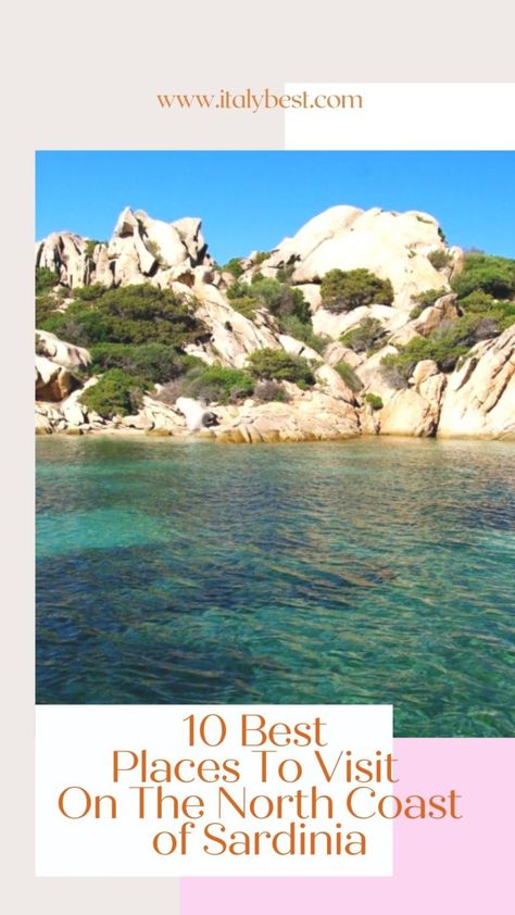 10 Best Places to Visit in Sardinia Italy - Visit North Sardinia beaches North Sardinia, Sardinia Beaches, Sardinia Beach, Sardinia Italy, North Beach, Sand And Water, North Coast, Best Places To Visit, Lake Como