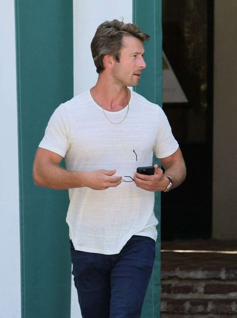 In My Eras Era, Glenn Powell, Handsome Cowboys, Glen Powell, Man Crush Monday, Liam Hemsworth, Sharp Dressed Man, August 31, Dream Guy