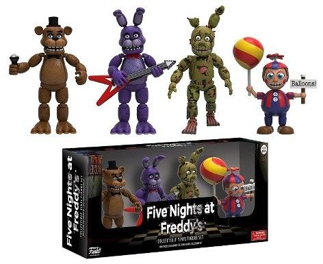 Funko Five Nights at Freddy's Action Figures 2" - 4Pk Fnaf Action Figures, Fnaf Sundrop, Nightmare Fredbear, Freddy Toys, Sundrop Moondrop, Sakura Card Captor, Fnaf Freddy, Sakura Kinomoto, Set Game