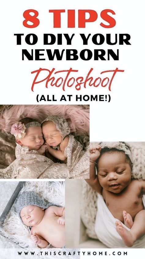 With these 8 tips, you'll be able to take amazing newborn photos in the comfort of your own home. All it takes is your iphone and some creative thinking for this session that will last forever! Check out this post to learn more on how to DIY your own newborn photoshoot! Diy Newborn Photos, Baby Photoshoot At Home, Photoshoot At Home, Diy Baby Food, Photography Ideas At Home, Lillian Rose, Baby Necessities, Baby Must Haves, Dream Baby