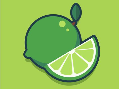 Lime Illustration by Nicolas Nuttall - Dribbble Lime Green App Icons, Lime Illustration, Nutrition Meals, Green Graphic Design, Interactive Questions, Green App Icons, Adobe Illustrator Design, Illustrator Design Tutorial, Illustration Art Design