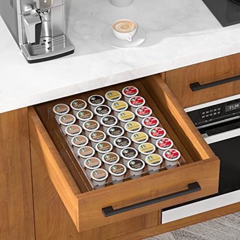 K Cup Drawer, Coffee Organizer, K Cup Storage, Coffee Pods Drawer, Cup Drawer, Cup Organizer, Coffee Organization, Cup Tray, Coffee Pod Storage