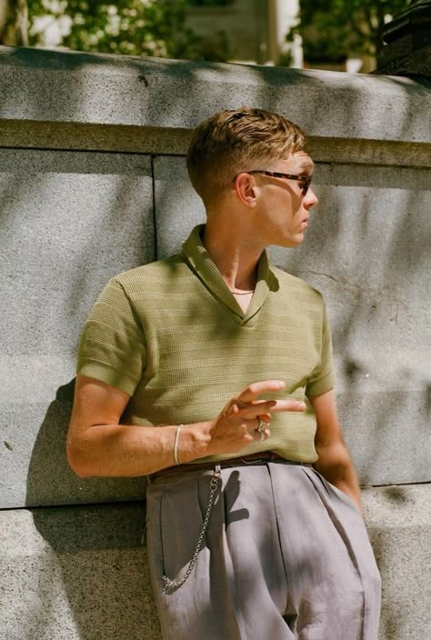 50s Male Fashion, 50s Summer Fashion, 50s Style Men, 60s Mens Fashion, 1950 Men, Vintage Vibes Retro, 1950s Mens Fashion, Rockabilly Men, 60s Men