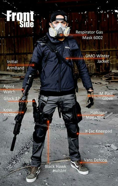 Good setup... Until you get to the shoes... Where are the boots? The Division Agent, The Division Cosplay, Echipament Tactic, Tactical Men, Tom Clancy The Division, Tactical Wear, Tac Gear, Combat Gear, Apocalypse Survival