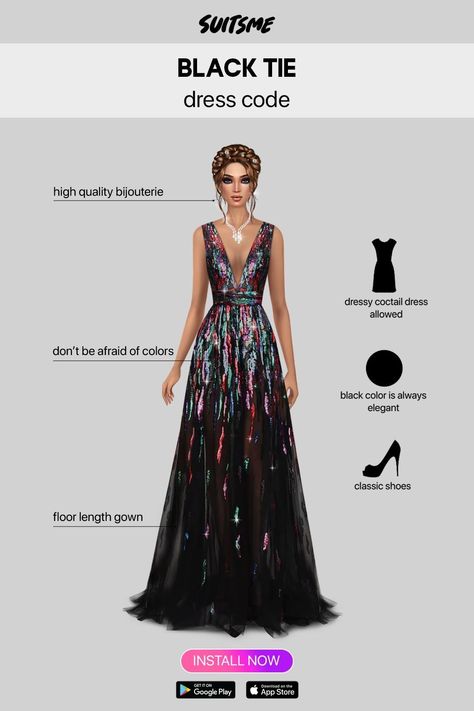 Black Dress Black Tie Event, Gala Dresses For Women Over 40, Formal Evening Dresses Classy Black Tie, Designer Black Tie Dresses, White Tie Vs Black Tie Dress Code, White Tie Event Dresses, Black Tie Event Dresses Classy Wedding, Black Tie Creative Dress Code, Black Tie Dress Black Women