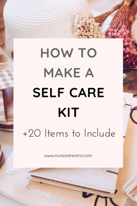 Self Care Kit, My Essentials, Care Basket, Care Kit, Care Quotes, Self Care Activities, Self Care Routine, Self Improvement Tips, Wellness Tips