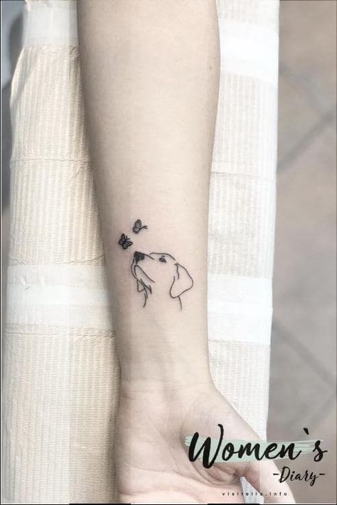 Michelle Tattoo, Animal Tattoos For Women, Maching Tattoos, Cute Animal Tattoos, Cute Simple Tattoos, Minimalist Tattoo Ideas, Bauch Tattoos, Petite Tattoos, Tatuaje A Color